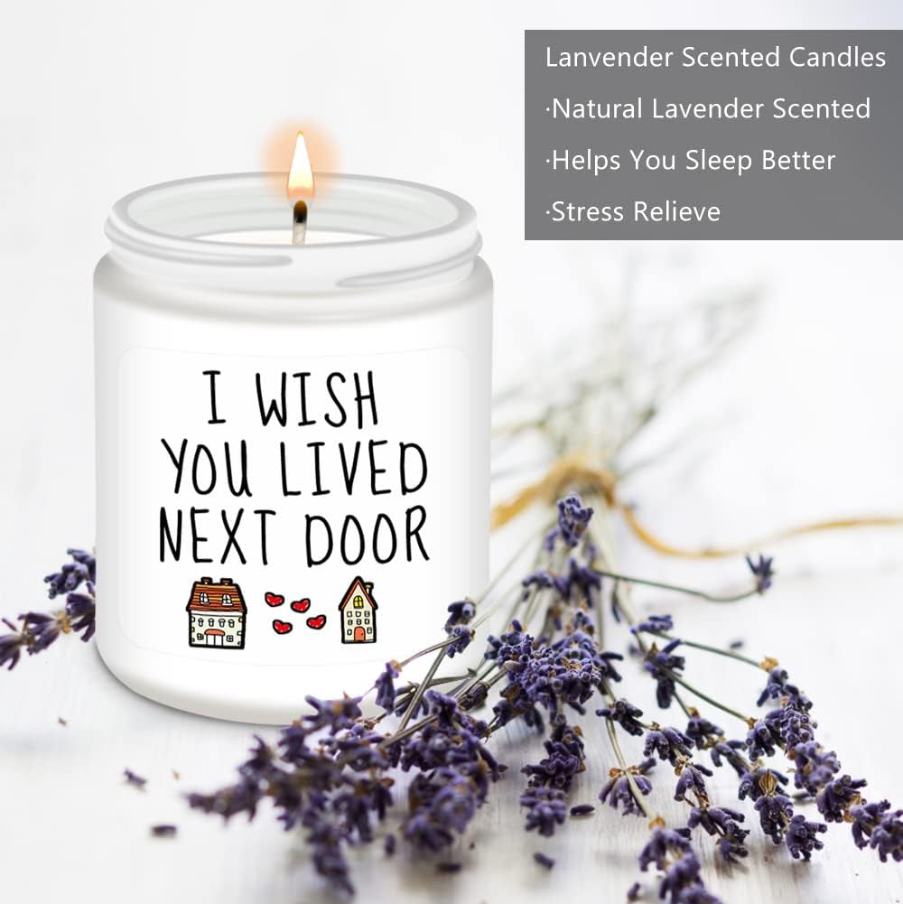 Gifts for Women, Unique Gifts for Women, Best Friend Birthday Gifts for Women, Funny Birthday Gifts for Women, Friendship Gifts for Women Friends - Lavender Scented Candles Gifts for Women