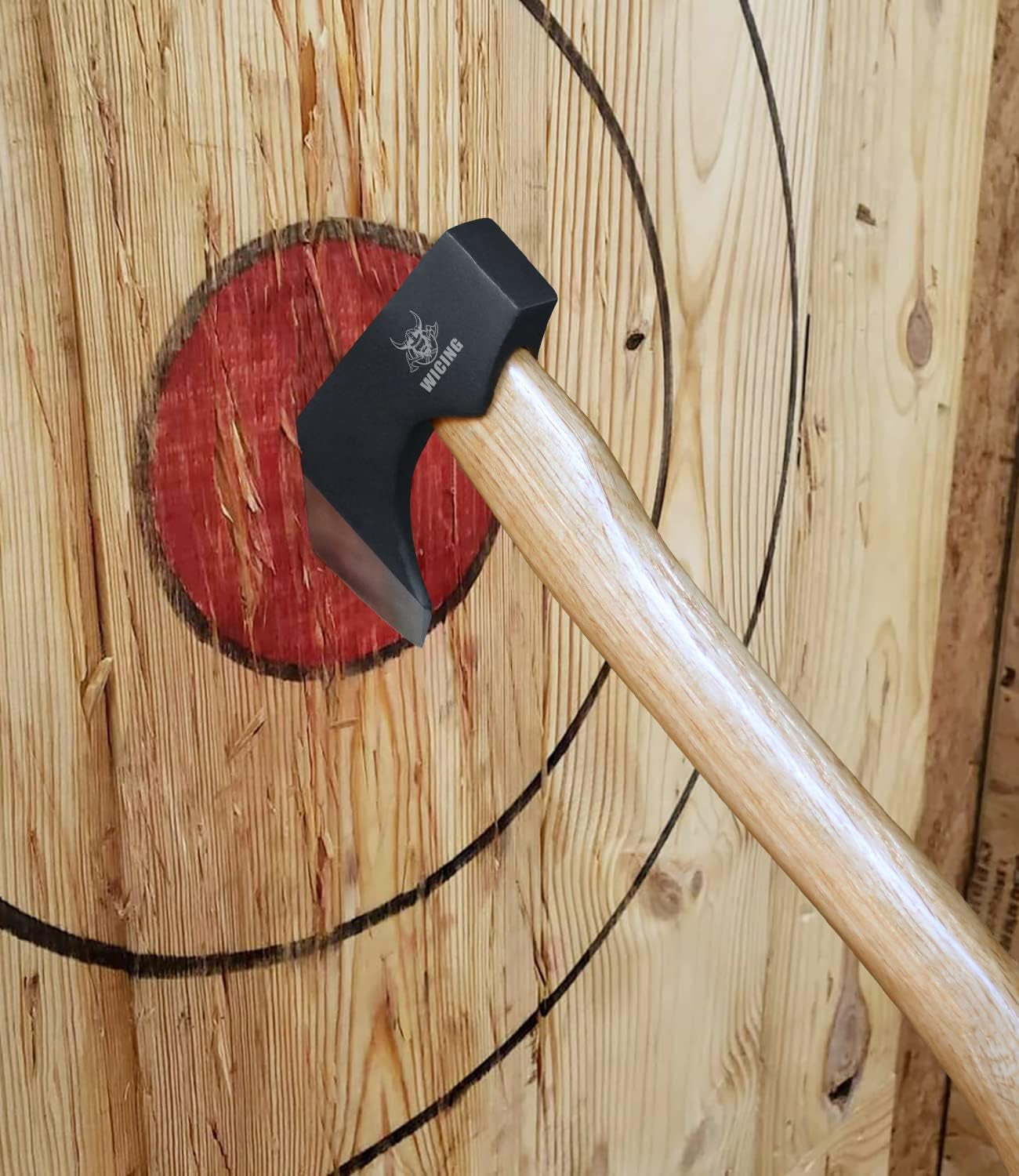 Throwing Axes - 14" Throwing Hatchet Great for Axe Throwing Competitions, High Carbon Steel Forged & Wooden Handle 3 Pack