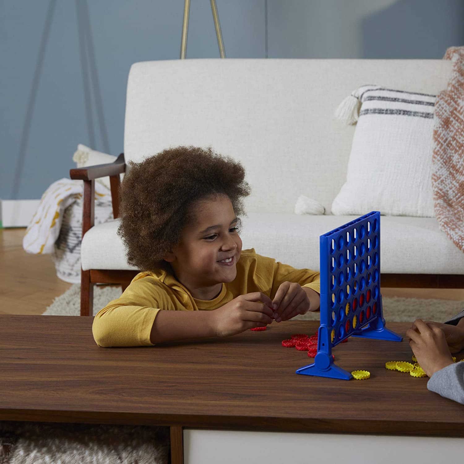 Connect 4 Classic Grid,4 in a Row Game,Strategy Board Games for Kids,2 Player .For Family and Kids,Ages 6 and Up