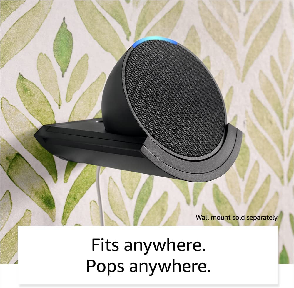 Echo Pop (Newest Model), Full Sound Compact Smart Speaker with Alexa, Midnight Teal