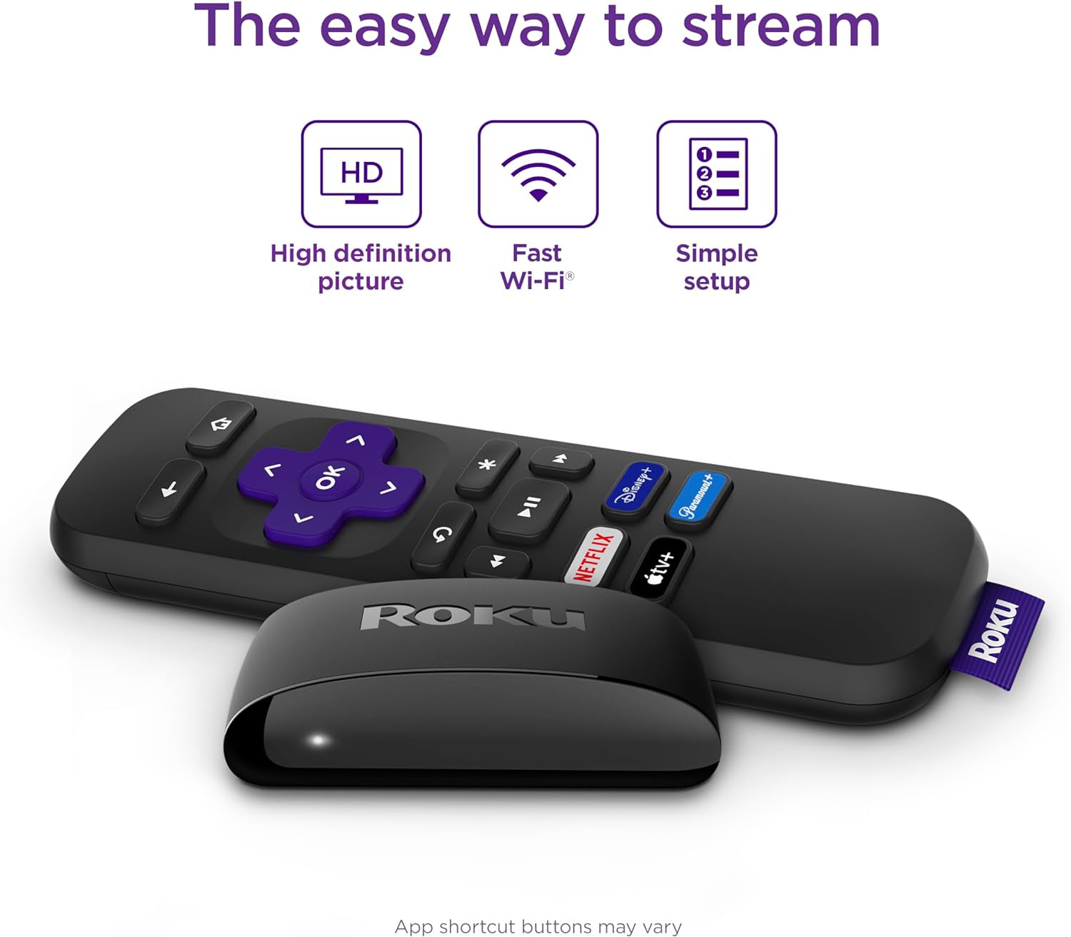 Express | HD  Streaming Device with Standard Remote (No TV Controls), Free & Live TV