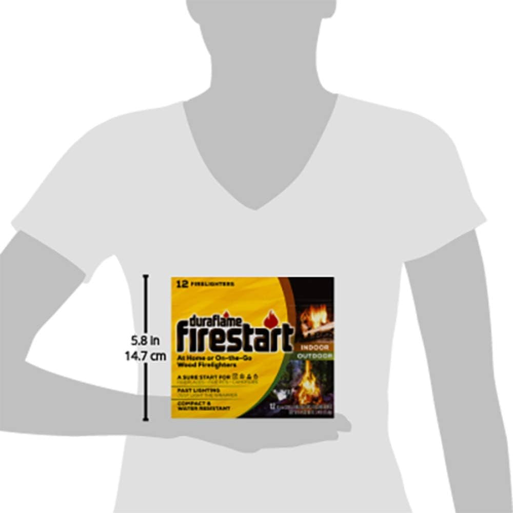 Firestart Indoor/Outdoor Firelighters, 12 Pack , Yellow