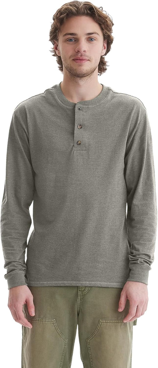 Men'S T-Shirts, Men'S Beefyt Henley Shirts, Men'S Cotton Long Sleeve Shirts