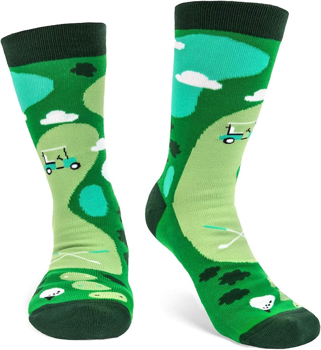 I'D Rather Be - Funny Socks for Men & Women - Gifts for Golf, Hunting, Camping, Hiking, Outdoors, Sports Unisex Adult