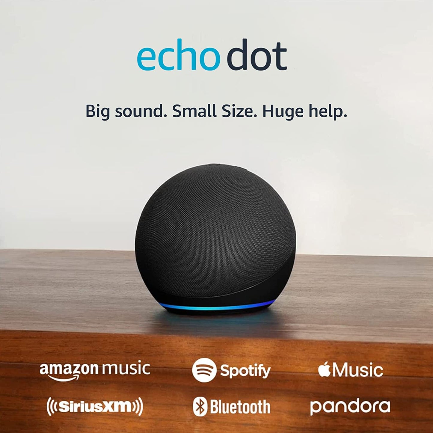 Echo Dot (Newest Model), with Bigger Vibrant Sound, Helpful Routines and Alexa, Charcoal