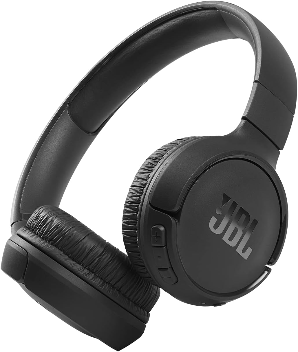 Tune 510BT - Bluetooth Headphones with up to 40 Hours Battery, Microphone for Call, Foldable and Comfortable, Android and Ios Compatible (Black)