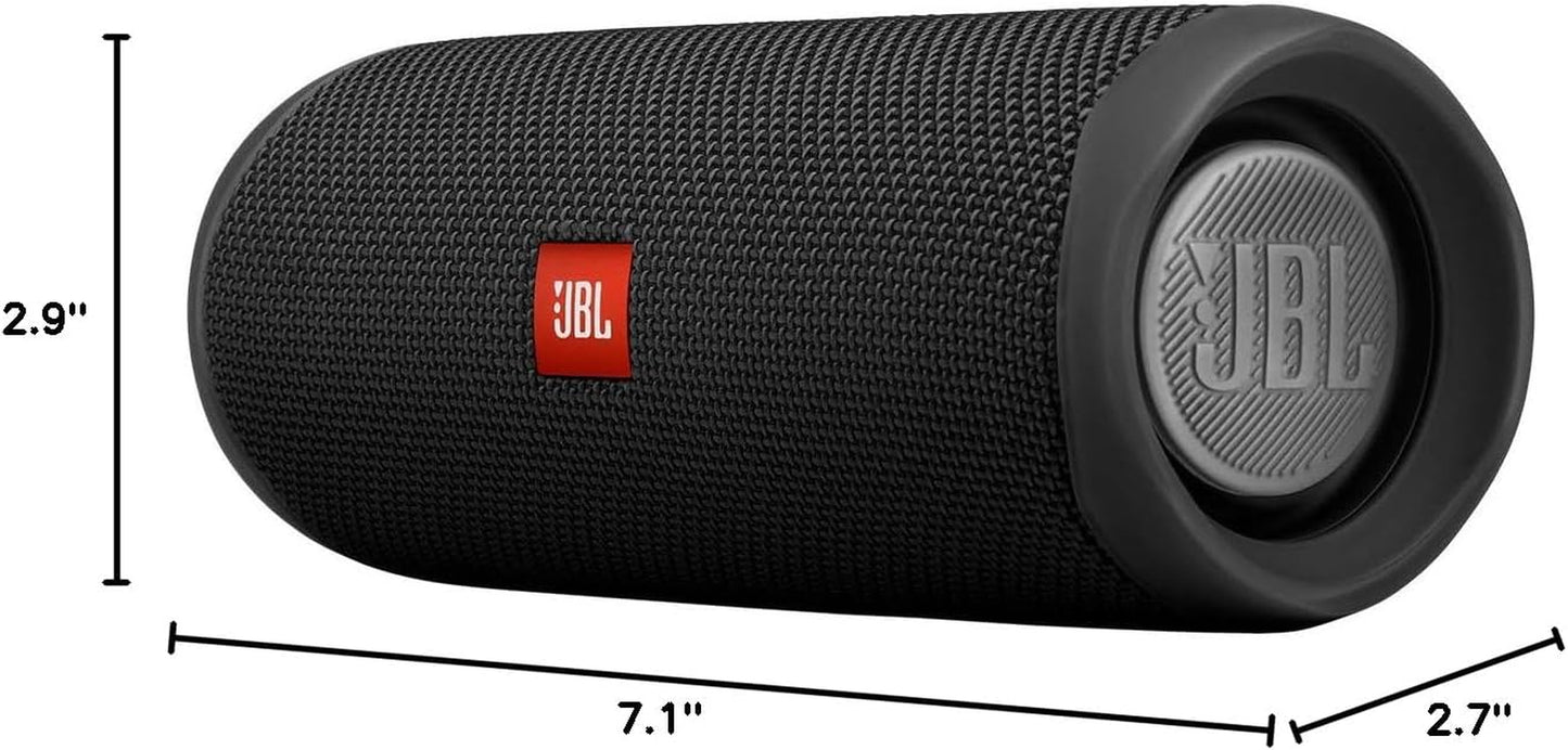 FLIP 5, Waterproof Portable Bluetooth Speaker, Black, Small