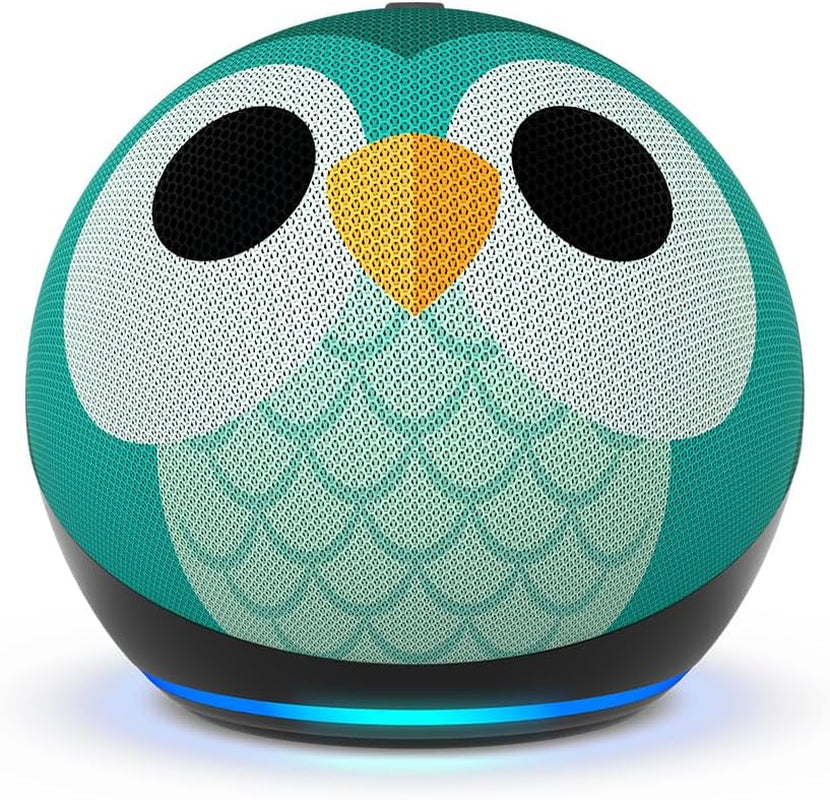 Echo Dot Kids (Newest Model), Designed for Kids, with Parental Controls, Includes 1 Year of  Kids+, Owl