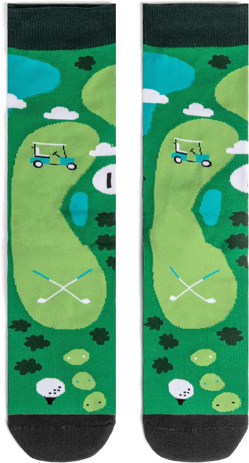 I'D Rather Be - Funny Socks for Men & Women - Gifts for Golf, Hunting, Camping, Hiking, Outdoors, Sports Unisex Adult