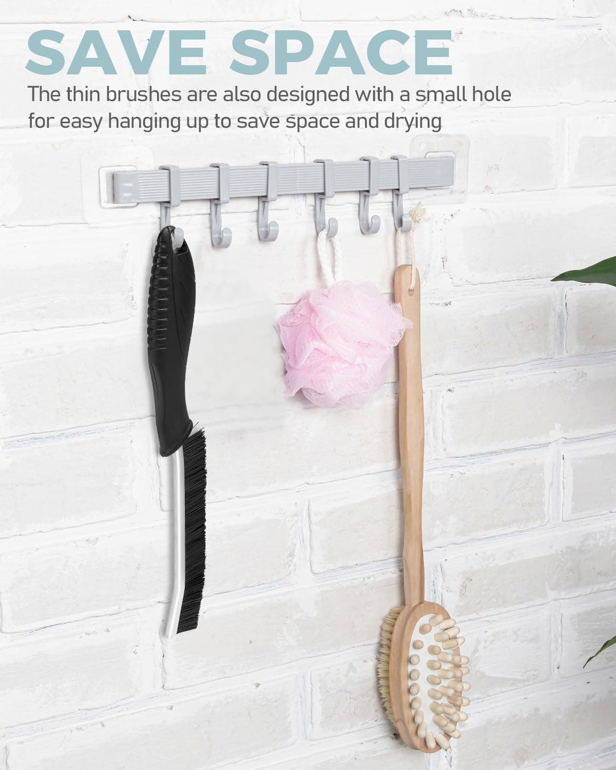 Cleaning Brush - Hard Bristle Crevice Cleaning Brush, Multifunctional Gap Scrub Brush, Home Essentials, Bathroom Cleaner Tools for Household Use, Kitchen, Window, Faucets, Toilet, Grout, Car