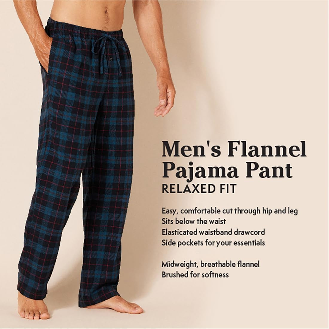 Men'S Flannel Pajama Pant (Available in Big & Tall)