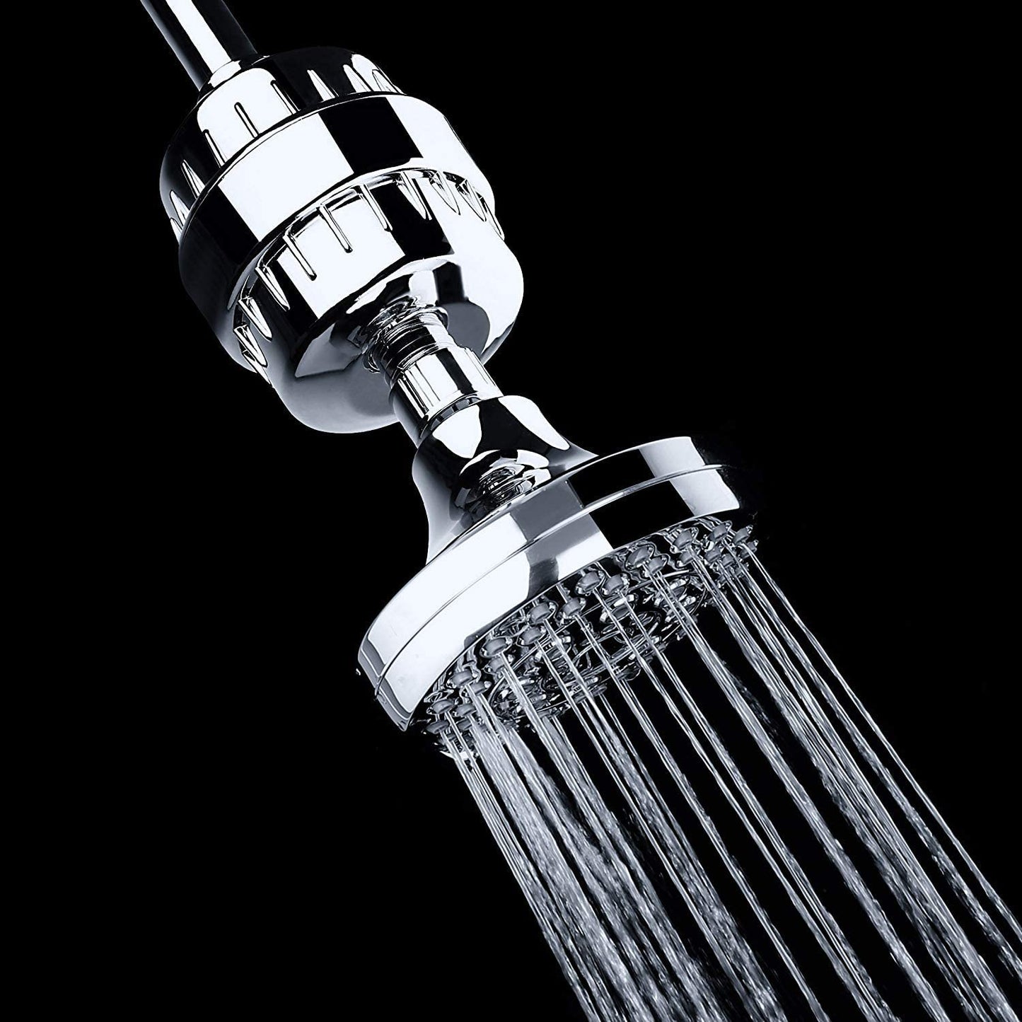 High Output Revitalizing Shower Filter - Reduces Dry Itchy Skin, Dandruff, Eczema, and Dramatically Improves the Condition of Your Skin, Hair and Nails - Chrome (SF100)