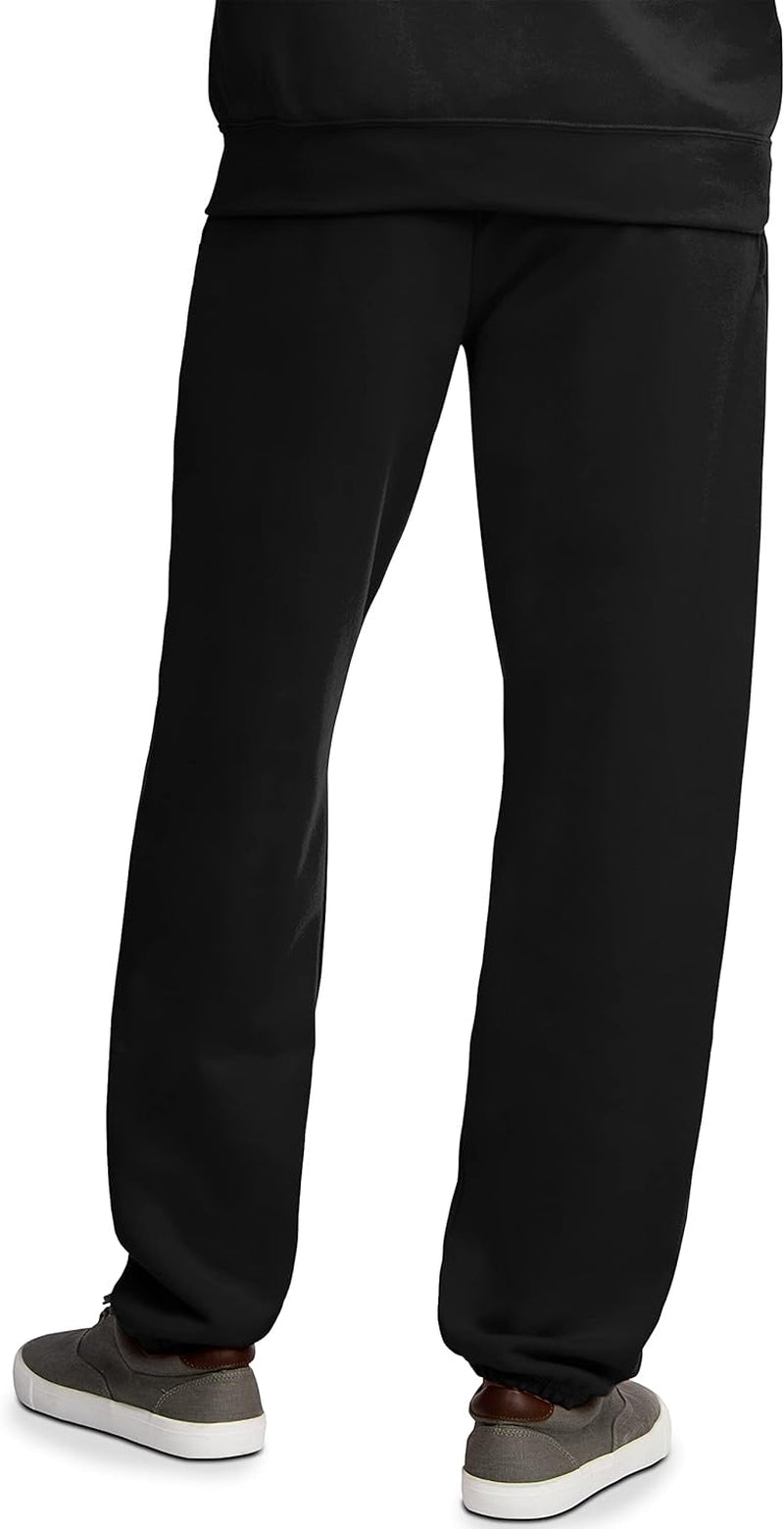 Eversoft Fleece Elastic Bottom Sweatpants with Pockets, Relaxed Fit, Moisture Wicking, Breathable