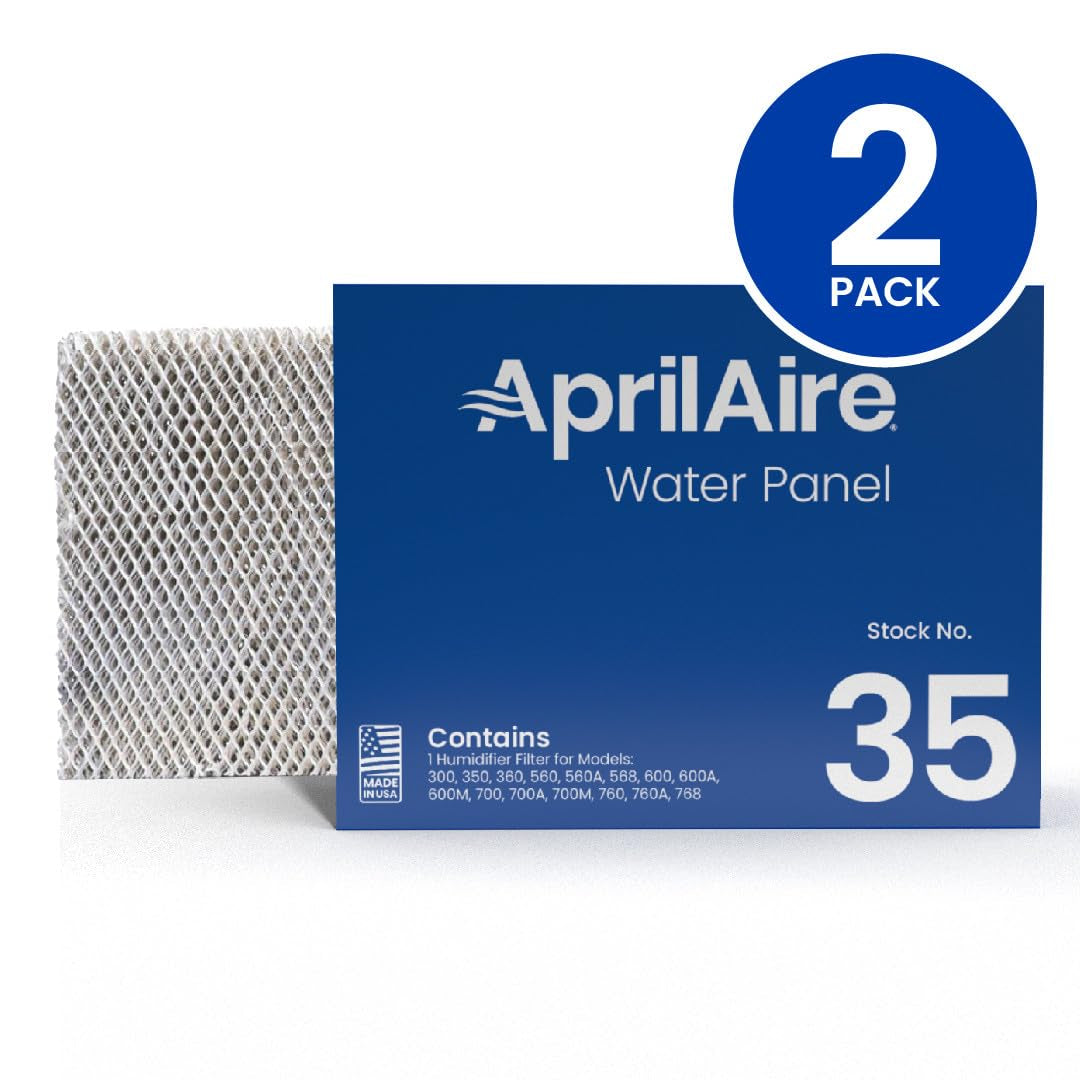 35 Water Panel Humidifier Filter Replacement for  Whole-House Humidifier Models 350, 360, 560, 560A, 568, 600, 600A, 600M, 700, 700A, 700M, 760, 760A, 768 (Pack of 2)