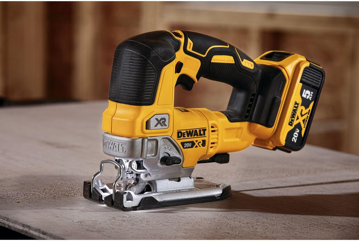 20V MAX XR Jig Saw, 3,200 Blade Speed, Cordless, Brushless Motor, LED Light, Bare Tool Only (DCS334B)