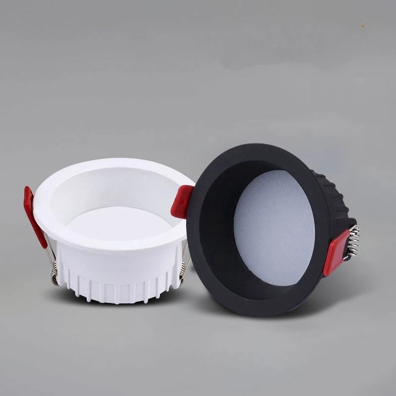 Round Anti-Glare Led SMD2835 Recessed Downlights 7w 10w Hole Size 7cm Ceiling Lamp Spotlights for Indoor Lighting