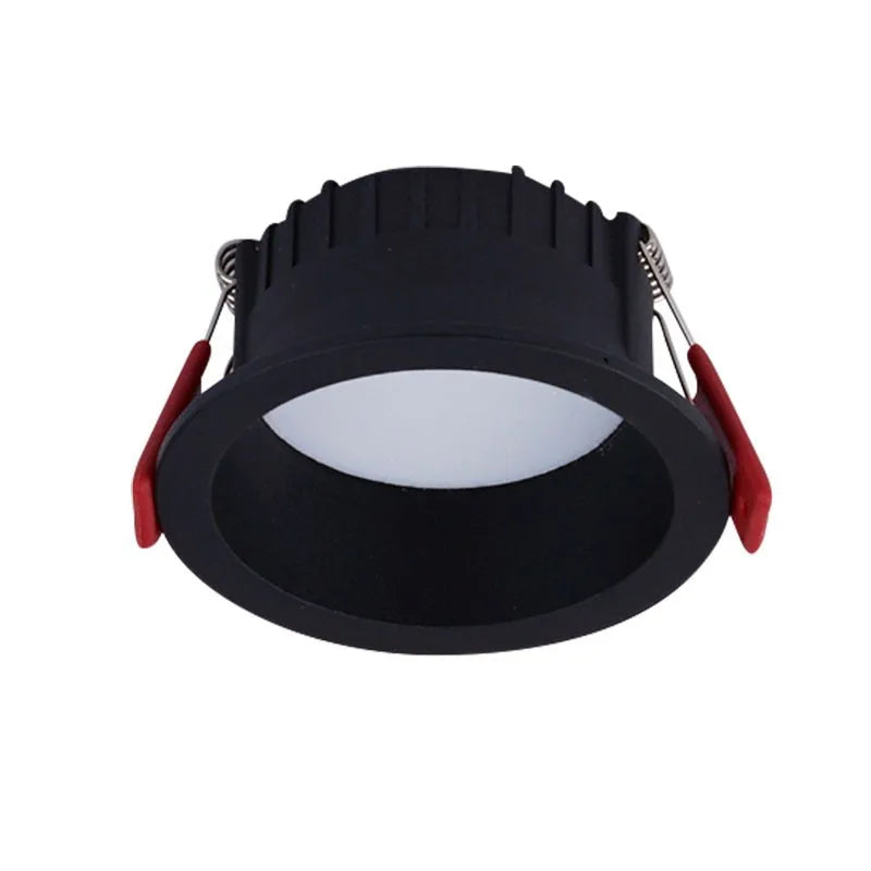 Round Anti-Glare Led SMD2835 Recessed Downlights 7w 10w Hole Size 7cm Ceiling Lamp Spotlights for Indoor Lighting