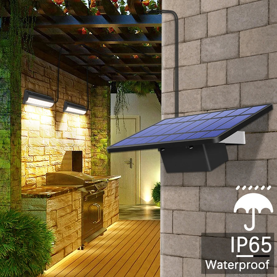 Upgraded Solar Pendant Lights Outdoor Indoor Auto On Off Solar Lamp for Barn Room Balcony Chicken With Pull Switch And 3m Line