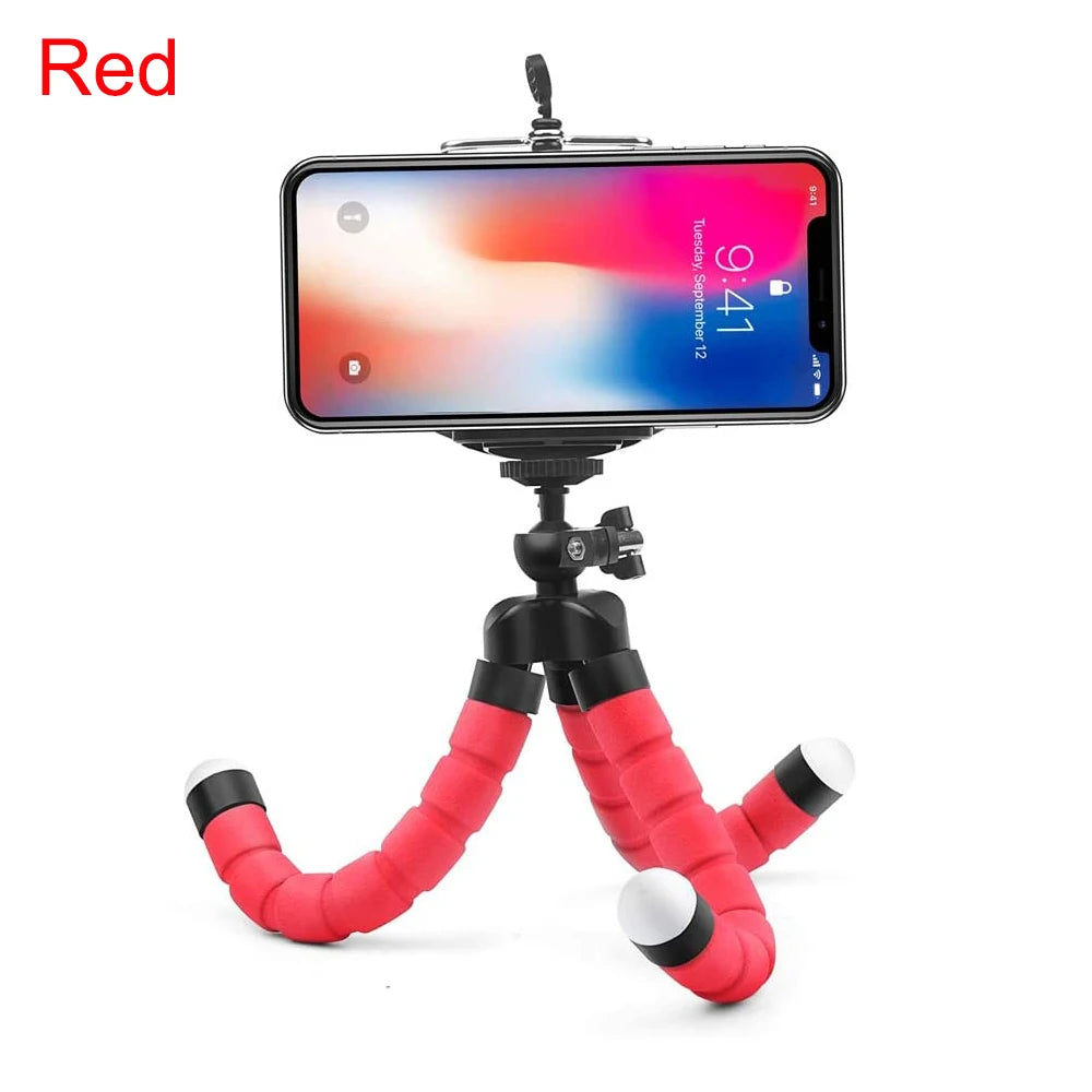 Flexible Tripod Phone Holder For iPhone 11 Pro Max Samsung Xiaomi Sponge Octopus Mobile Phone Stand Smartphone Tripod for Camera