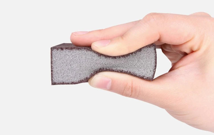 1/2/4/5/6/8Pcs Magic Sponge Eraser Carborundum Removing Rust Cleaning Brush Descaling Clean Rub for Cooktop Pot Kitchen Sponge