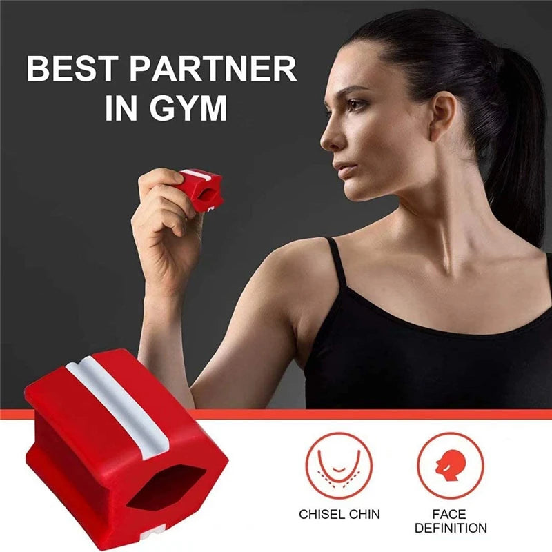 New Jawline Trainer Cheekbone Double Chin Reducer Neck Jaw Exerciser Dewlap Slim Face Training Balls Portable Fitness Equipment