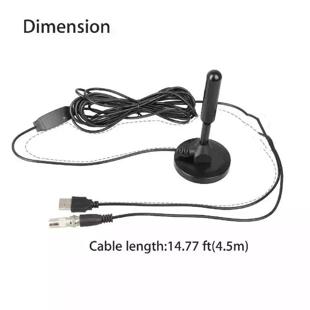 HD Digital TV Antenna Indoor Amplified dab antenna 200 Miles Ultra HDTV With Amplifier VHF/UHF Quick Response Outdoor Aerial Set