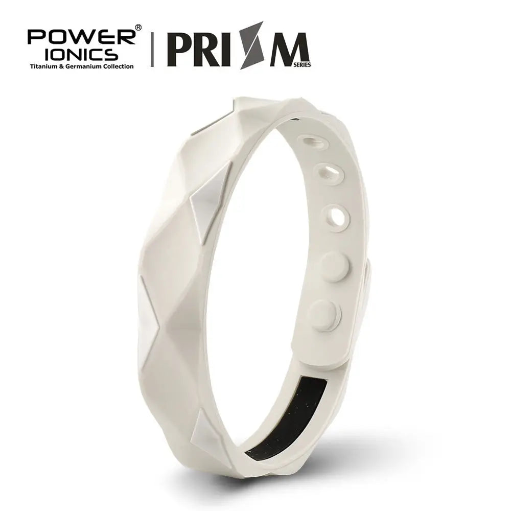 Power Ionics Prism 2000 Anions Titanium Germanium Mens Womens Sports Waterproof Wristband Bracelet