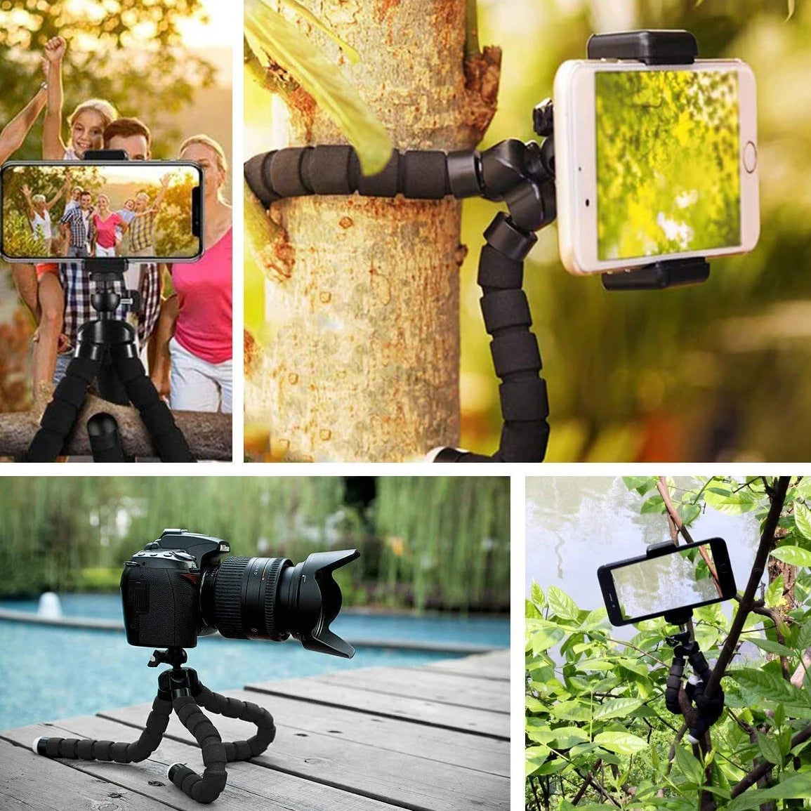 Flexible Tripod Phone Holder For iPhone 11 Pro Max Samsung Xiaomi Sponge Octopus Mobile Phone Stand Smartphone Tripod for Camera