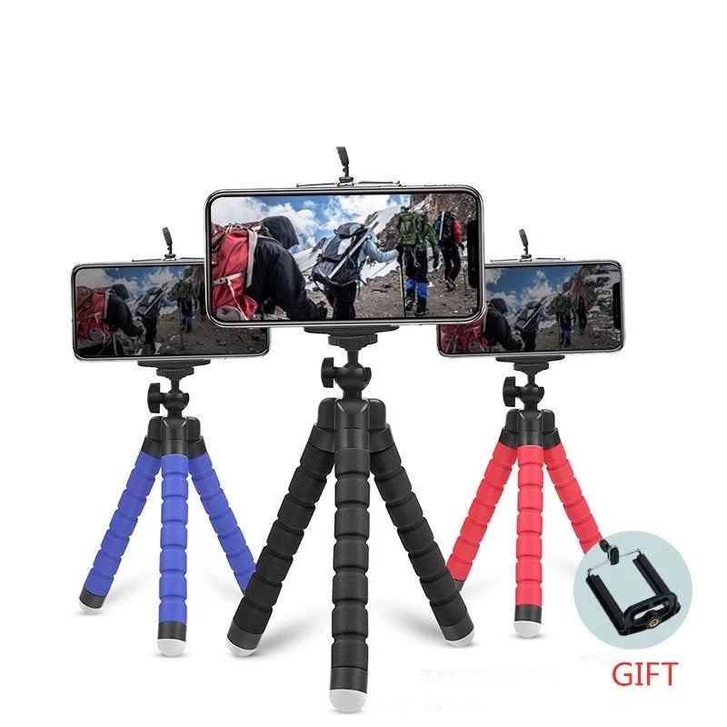 Flexible Tripod Phone Holder For iPhone 11 Pro Max Samsung Xiaomi Sponge Octopus Mobile Phone Stand Smartphone Tripod for Camera