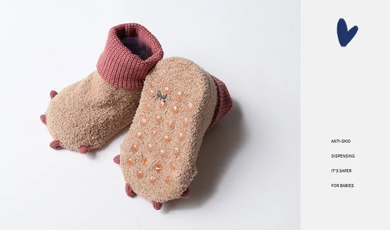 New cute  autumn and winter newborn socks casual warm baby foot sock