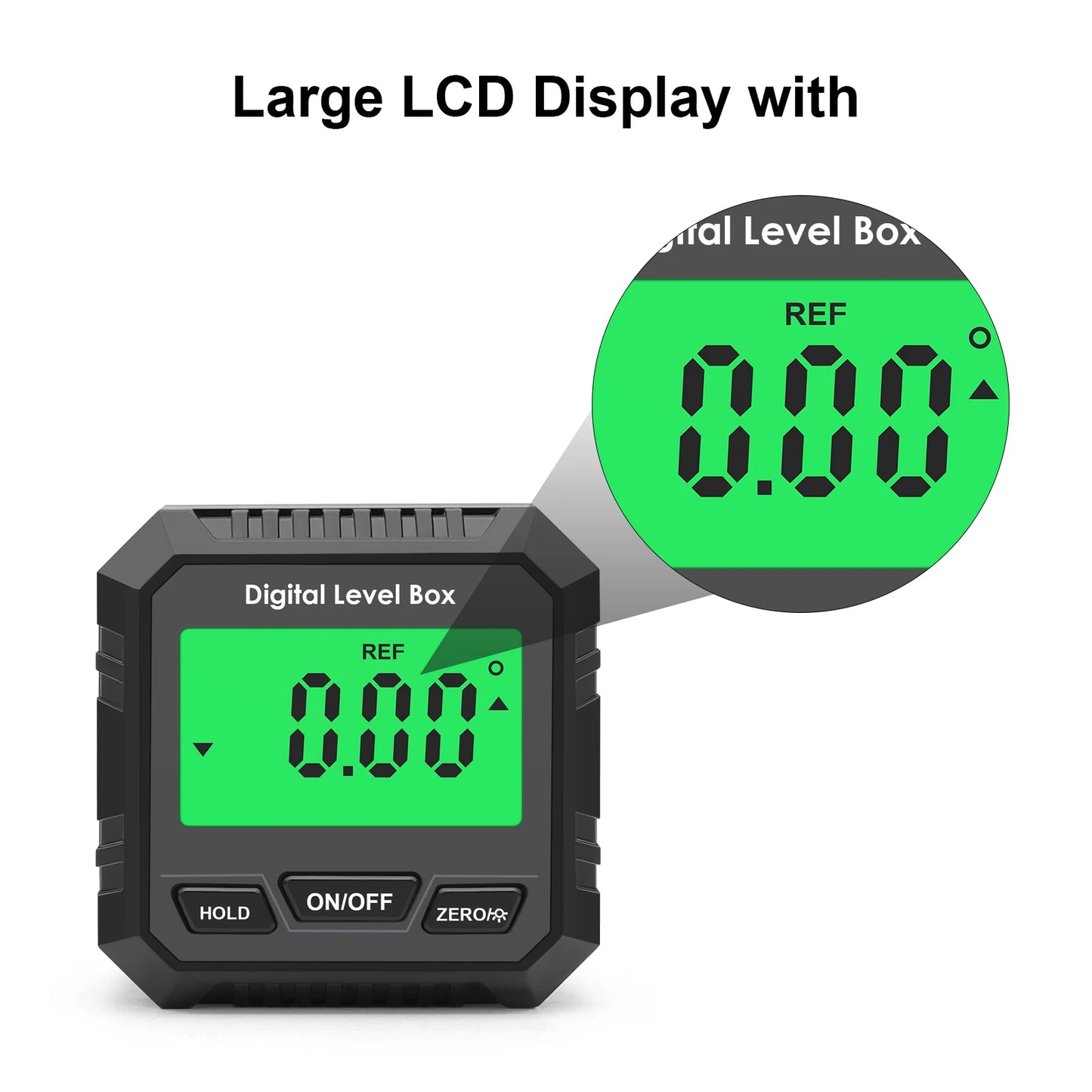 Digital Protractor 4*90° Electronic Inclinometer Backlight Level Box With Magnetic Base Angle Finder Gauge Measurement Tool