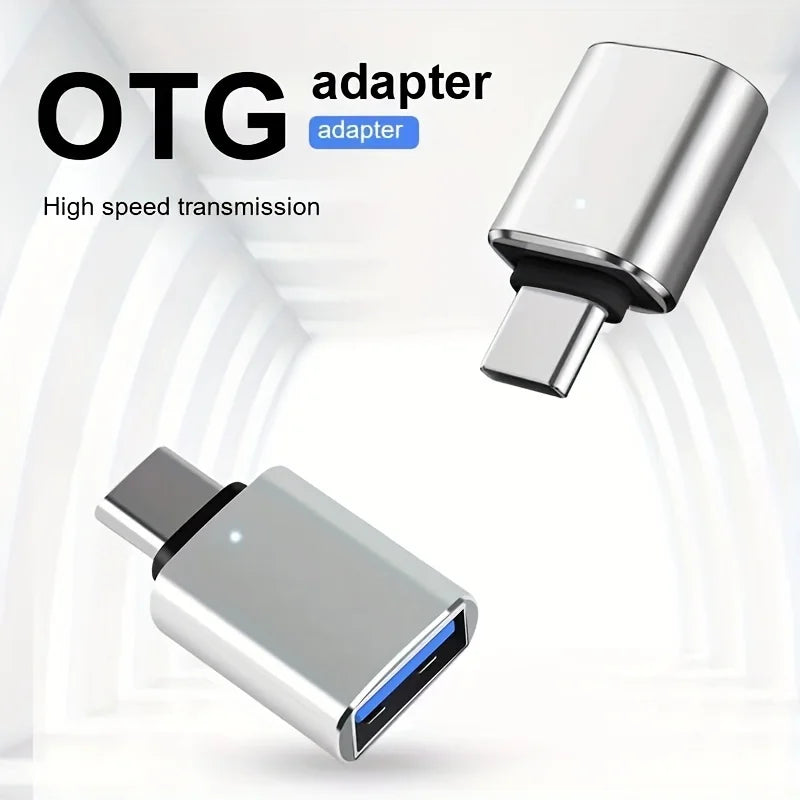 USB C To USB Adapter, USB C Male To USB 3.0 Female Adapter OTG Converter Compatible With MacBook Pro 2019/2018/2017 And More Typ