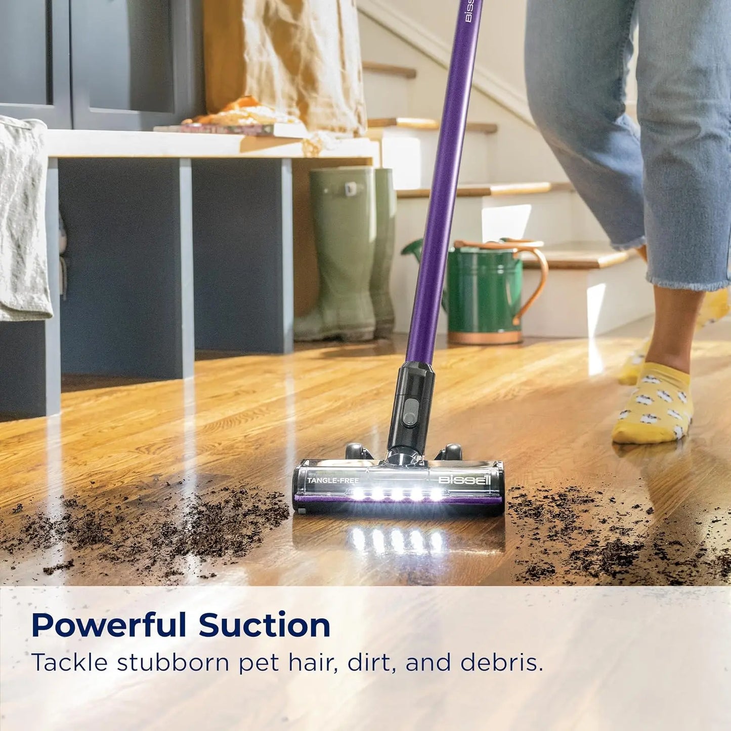 CleanView XR Pet 300w Lightweight Cordless Vacuum w/ Removable Battery, 40-min runtime, Deep-Cleaning Furbrush & Tangle-Free Bru