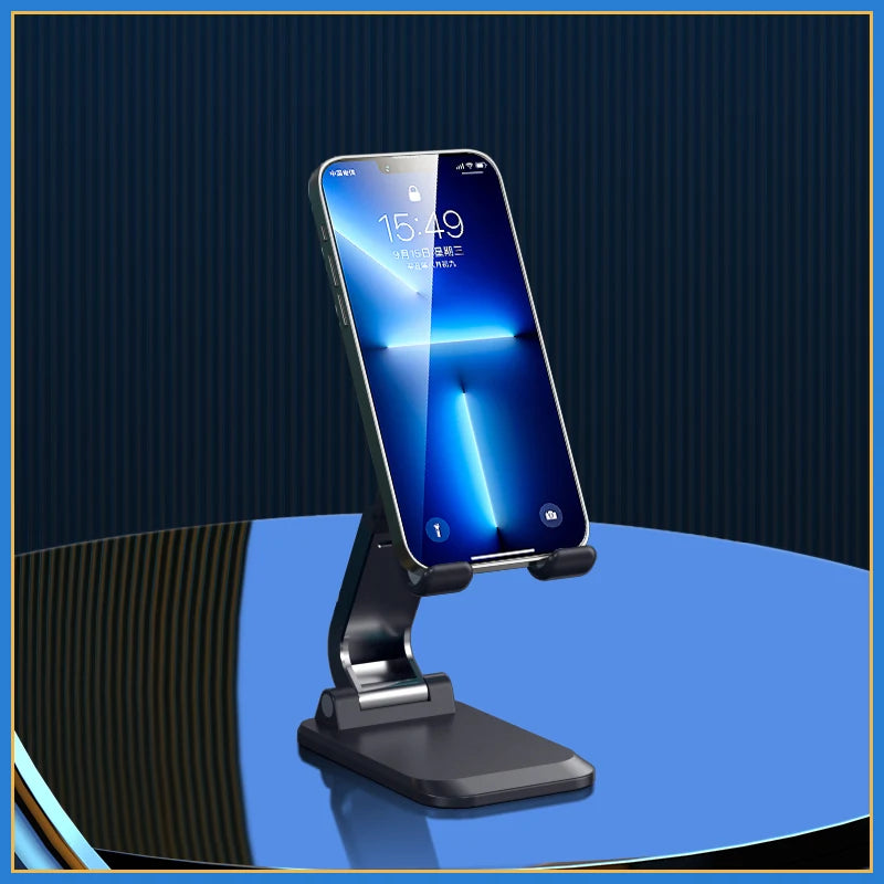 Foldable Metal Desktop Mobile Phone Stand For iPad iPhone 13 X Smartphone Support Tablet Desk Cell Phone Portable Holder Bracket