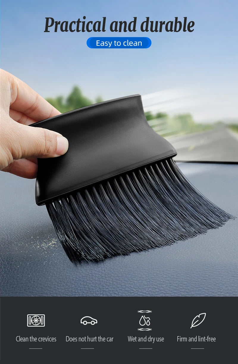 Car Cleaning Soft Brush Dashboard Air Outlet Detailing Sweeping Dust Tools For MG HS 2022 ZST ZS MG3 MG5 MG6 MG7 GT GS Hector ZX