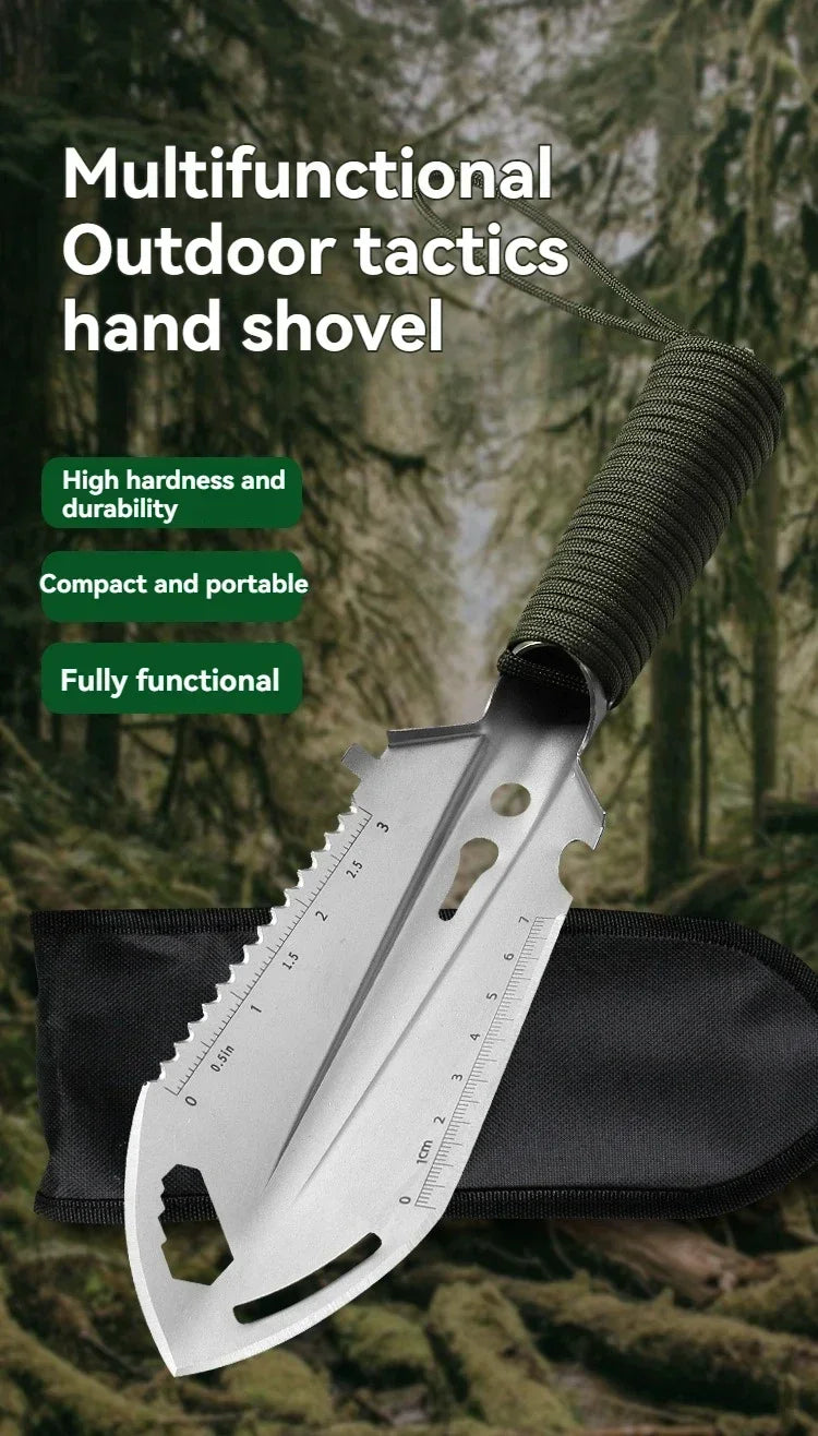 Portable Camping Hiking Traveling Pinic Shovel Multifunctional Ordnance Shovel Survival Outdoor Equipment Garden Tool Shovel