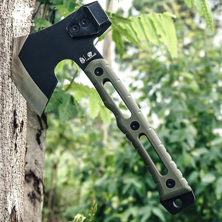 HX OUTDOORS Tactical Axe Tomahawk Stainless Steel Outdoor Tool, Hunting Camping Survival Axes Hand Tool Fire Axe ,Hatchet Axes