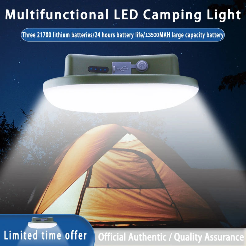 MOSLIGHTING Rechargeable LED Camping Strong Light Magnet Zoom Portable Torch Tent Light working maintenance lighting 80W LED