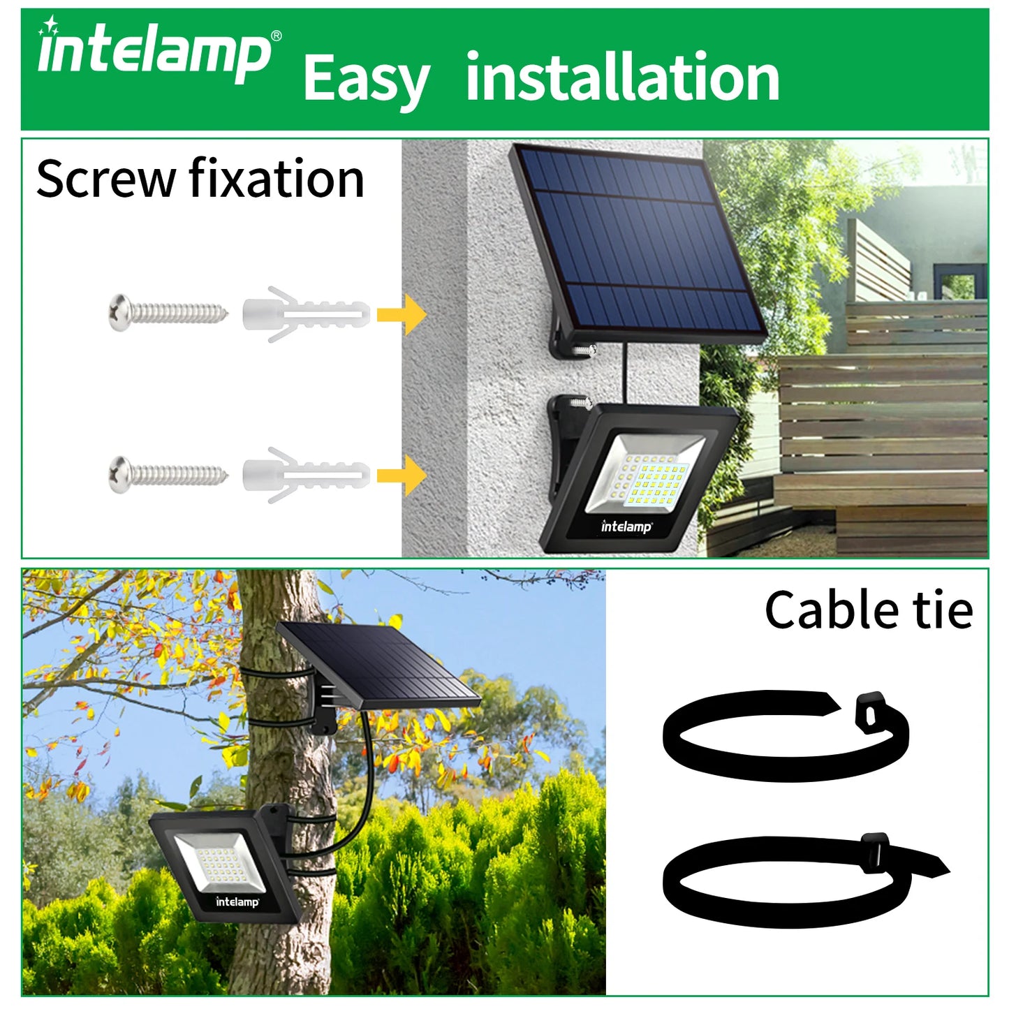 2 PCS Solar Outdoor Super Bright IP65 Waterproof Street Light  Security Lights for Garden Yard Patio Porch