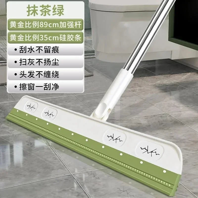 Magic Silicone Broom Lengthen Floor Cleaning Squeegee Pet Hair Dust Brooms Bathroom Floor Wiper Household Multifu Cleaning Tools