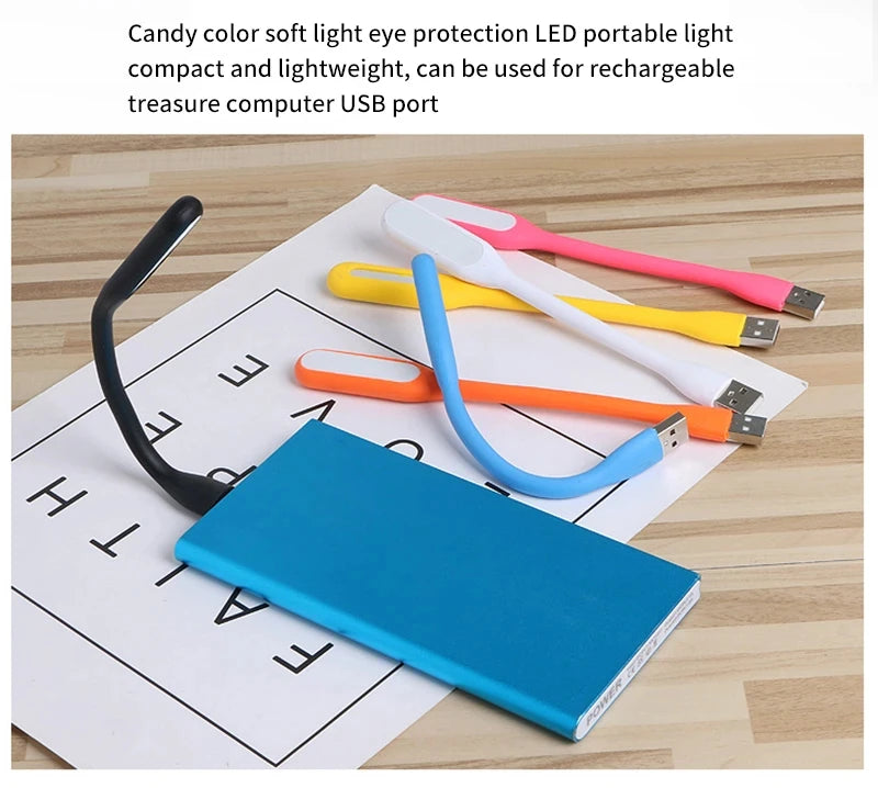 2 4PCS Mini USB LED Light Portable Book Reading Light LED Night Light DC 5V Foldable Eye Protection Lamp For Power Bank Computer