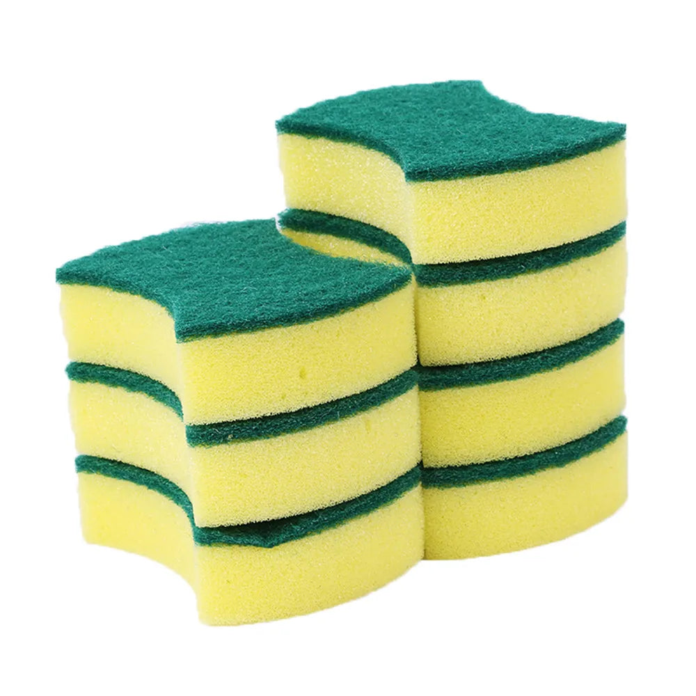 20/30pcs Dishwashing Sponge Kitchen Nano Emery Magic Clean Rub Pot Rust Focal Stains Sponge Removing Cleaning Brush Sponges