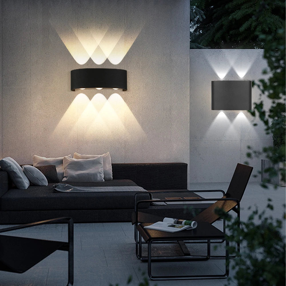 Modern Room Decoration Wall Lamp LED Waterproof Light Fixture Outdoor Garden Apply Wall Facade Luminaire Home Indoor Led Lights