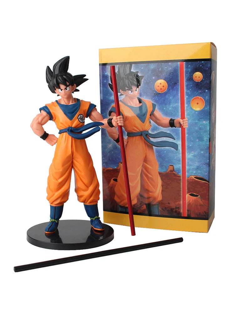 Hot Dragon Ball Son Goku Super Saiyan Anime Figure 22cm Goku DBZ Action Figure Model Gifts Collectible Figurines for Kids