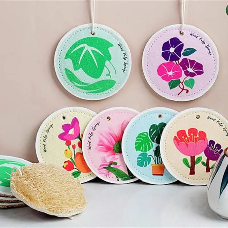 New Cleaning Cloth Sponge for Kitchen Melamine Dishwashing Sponge Wood Pulp Cotton Washing Tool Wipe Cloth Scouring Pad