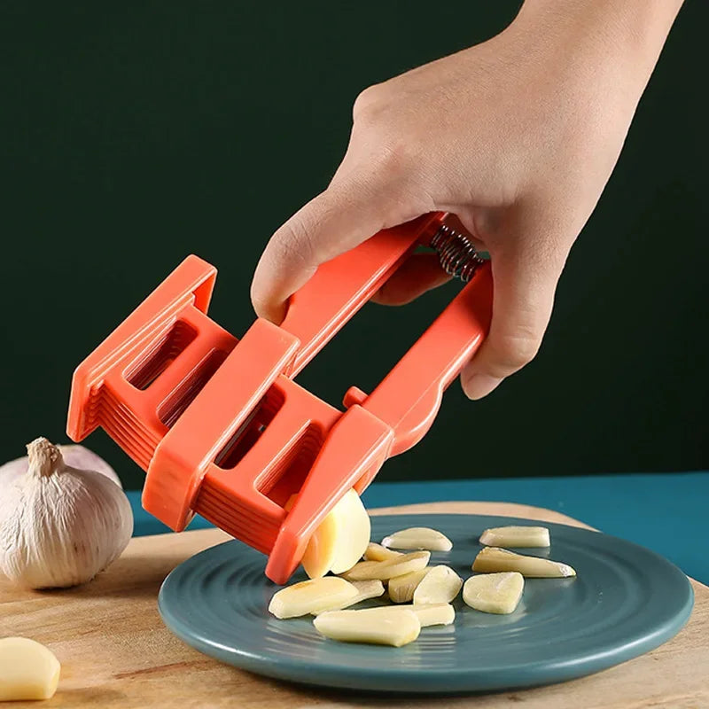 Kitchen Garlic Press Slicer Manual Ginger Knife Vegetable Chopper Squeezing Divider Food Crusher Cutter Home Gadgets Kitchenware