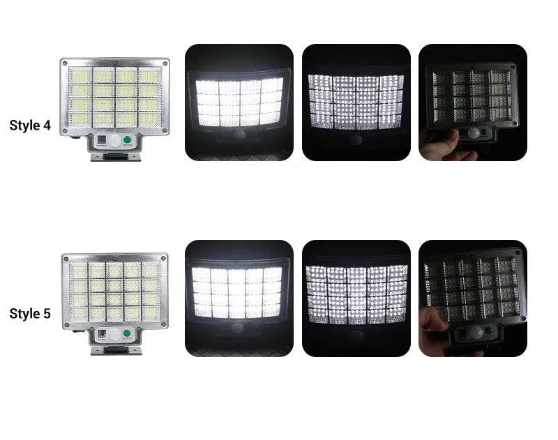 NEW 192 LED Solar Lamp Outdoor Wall Lamp IP65 Waterproof Spotlights Lamp Motion Sensor Solar 3 Mode Street Light Garden Decor