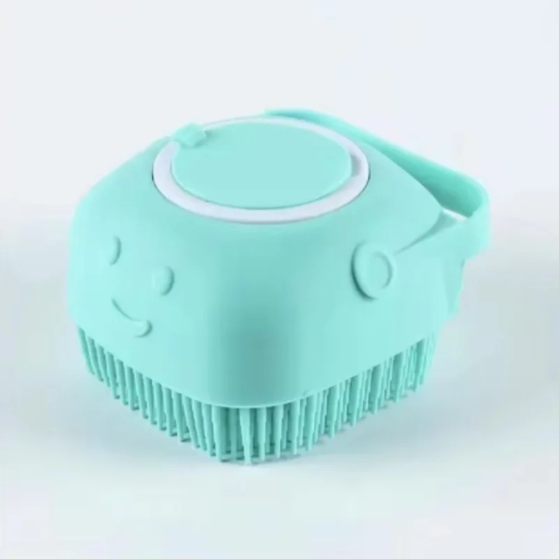 Silicone Pet Bath Brush Cleaning Massage Cat Brush Soft Skin-Free Dog Brush Soft Hair Bath Silicone Deep Cleaning Pet Comb