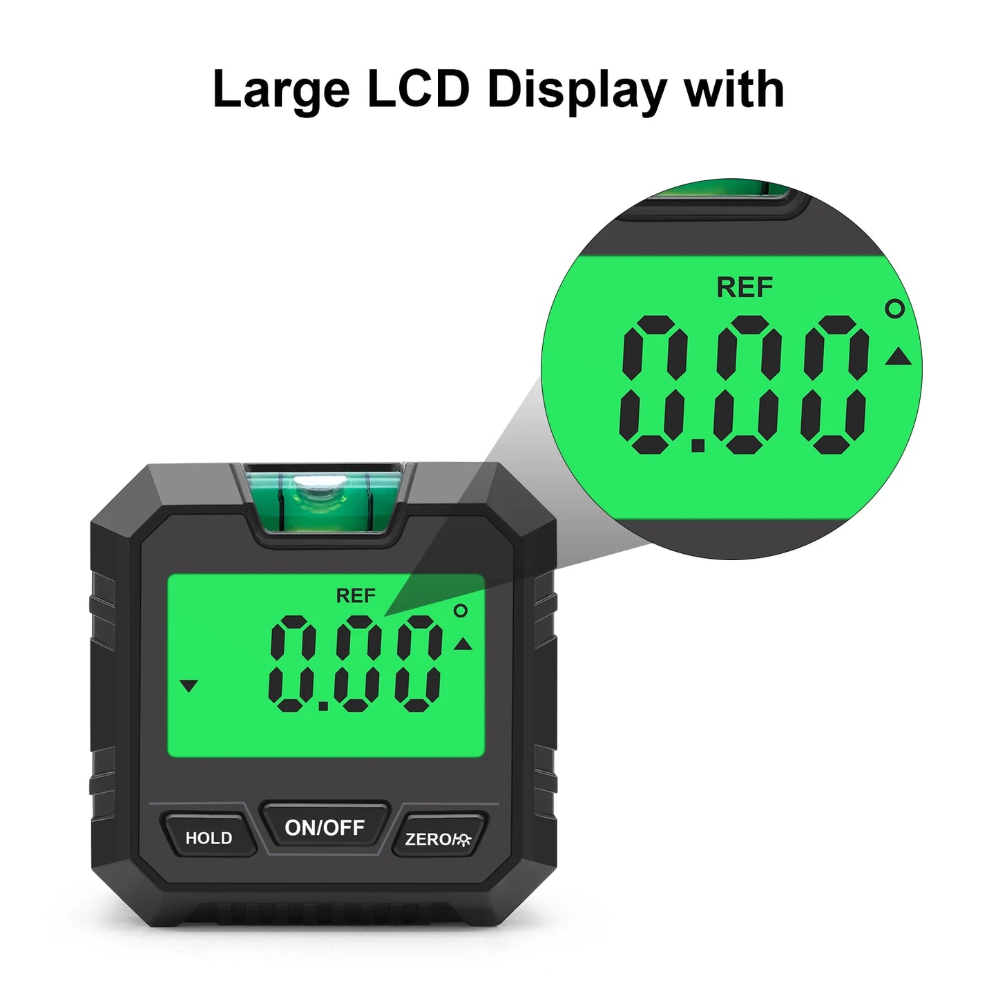 Digital Protractor 4*90° Electronic Inclinometer Backlight Level Box With Magnetic Base Angle Finder Gauge Measurement Tool