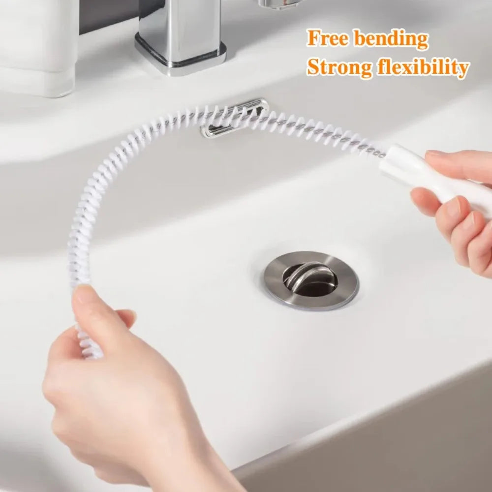 Washbasin Drain Cleaner Hair Cleaning Water Pipe Unclogger Home Kitchen Toilet Drain Clog Remover to Sewer Pipe Opener Drains